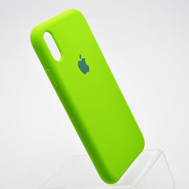 Чехол накладка Silicon Case для iPhone Xr Green/Салатовый
