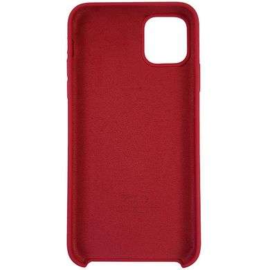 Чохол накладка Silicon Case для iPhone 11 Pro Max Rose Red/Рожево-червоний