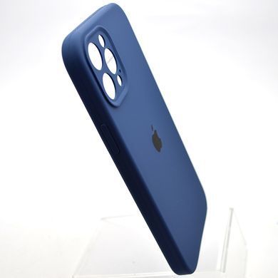 Силіконовий чохол накладка Silicon Case Full Camera для iPhone 12 Pro Max Deep Sea Blue