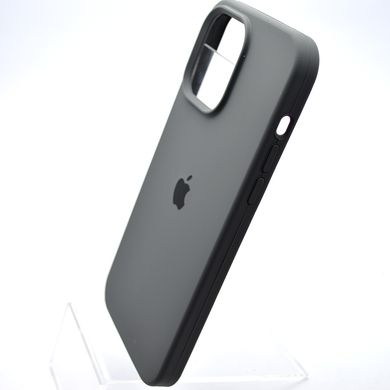 Чехол накладка Silicon Case Full Cover для iPhone 14 Pro Max Charcoal Gray