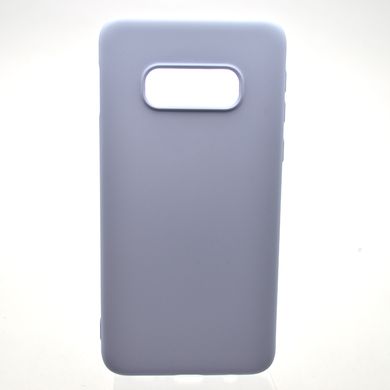 Чехол накладка Silicon Case Full Cover для Samsung S10e Galaxy G970 Light Purple
