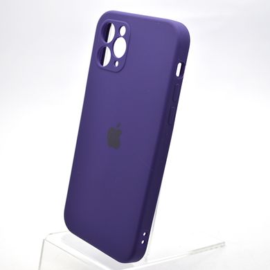 Чехол накладка Silicon Case Full Camera для iPhone 11 Pro Bright violet/Фиолетовый