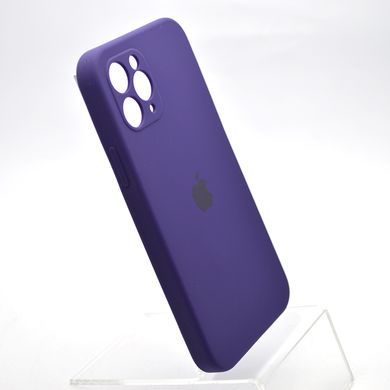 Чехол накладка Silicon Case Full Camera для iPhone 11 Pro Bright violet/Фиолетовый