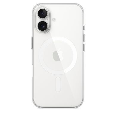 Чехол накладка с MagSafe и Splash Screen Clear Case для Apple iPhone 16 Transparent (Прозрачный)