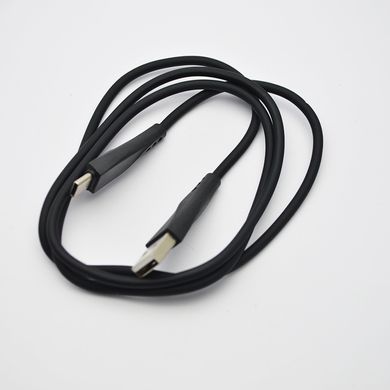 Кабель Hoco DU16 Silica gel charging data cable Type-C 2A 1m Чорний