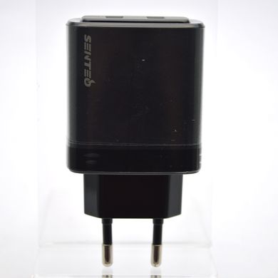 Мережевий зарядний пристрій (адаптер) SENTEO Z-05 QC3.0+2.4A Black