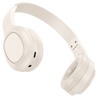 Великі бездротові навушники (Bluetooth) Hoco W46 Brown