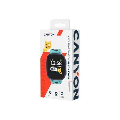 Смарт-часы детские Canyon CNE-KW34BL Sandy Blue, Голубой