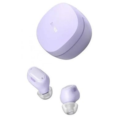 Наушники Беспроводные TWS (Bluetooth) Baseus Encok WM01 Purple NGWM01-05