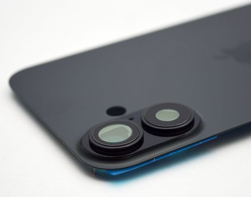 Задня кришка зі склом камери Apple iPhone 16 Plus Black Original (Чорний)