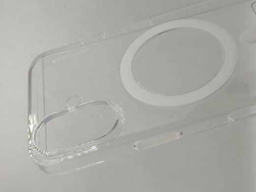 Чехол накладка с MagSafe и Splash Screen Clear Case для Apple iPhone 16 Transparent (Прозрачный)