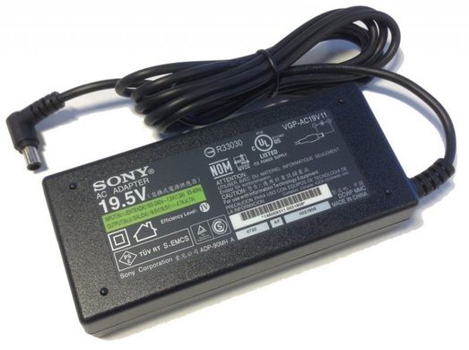 Мережевий зарядний пристрій (МЗП) для ноутбуків Sony (19,5V, 4.7A, 90W)