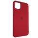 Чехол накладка Silicon Case для iPhone 11 Pro Max Rose Red/Розово-красный