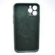 Силіконовий чохол накладка Silicon Case Full Camera для iPhone 11 Pro Pine Needle Green