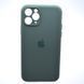 Силіконовий чохол накладка Silicon Case Full Camera для iPhone 11 Pro Pine Needle Green