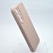 Чехол накладка Silicone case Full Camera Lakshmi для Samsung A54 5G Galaxy Pink Sand/Пудровый