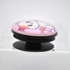 Універсальний тримач для телефону PopSocket (попсокет) Glass 3D Kitty №6