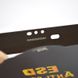 Защитное стекло Four Strong Anti-Static HD с сеточкой спикера iPhone 6+/6S+/7+/8+Black (тех.пакет)