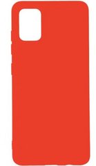 Чехол накладка Soft Touch TPU Case for Samsung A71 (A715) Red