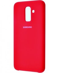 Чехол накладка Silicon Cover for Samsung J810 Galaxy J8 2018 Burgundy Copy