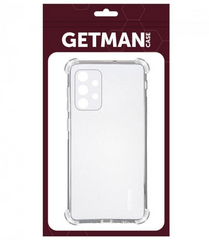 Силіконовий прозорий чохол накладка TPU WXD Getman для Samsung A52/A52s Galaxy A525/A528 Transparent/Прозорий