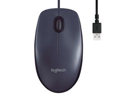 Мышка проводная Logitech B100 Black (910-003357)