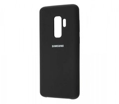 Чехол глянцевый с логотипом Glossy Silicon Case для Samsung G960 Galaxy S9 Black