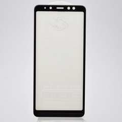 Захисне скло 5D для Samsung A730F Galaxy A8 Plus (2018) (0.33mm) Black тех. пакет