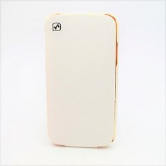 Шкіряний чохол фліп HOCO Duke series HS-L018 для Samsung I9500 Galaxy S4 White