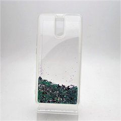 Чехол силиконовый с глиттером Glitter Water для Meizu M6 Note Green