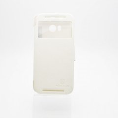 Чехол книжка Nillkin Fresh Series HTC One (M8) White