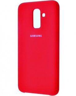 Чехол накладка Silicon Cover for Samsung J810 Galaxy J8 2018 Burgundy (C)