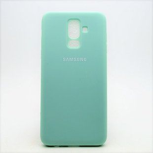 Матовый чехол New Silicon Cover для Samsung J810 Galaxy J8 (2018) Turquoise Copy