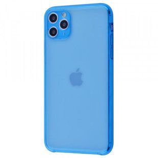 Чехол накладка Clear Case Full Camera для Apple iPhone 11 Pro Max Blue/Синий