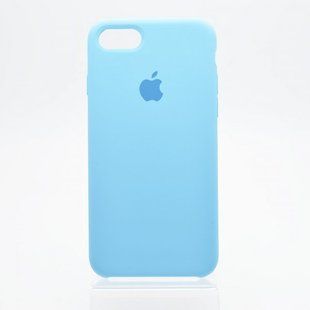 Чохол накладка Silicon Case для iPhone 7/8 Light Blue Copy