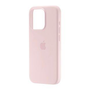Силиконовый чехол Silicon Case with MagSafe Splash Screen для iPhone 15 Pro Light Pink