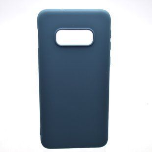 Чохол накладка Silicon Case Full Cover для Samsung S10e Galaxy G970 Blue