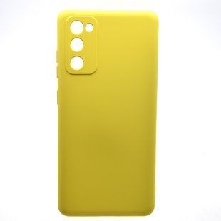 Чохол накладка Silicon Case Full Cover для Samsung S20 FE Galaxy G780 Lemon