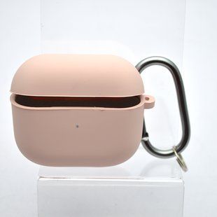 Чехол Silicon Case с микрофиброй для AirPods 3 Pink Sand