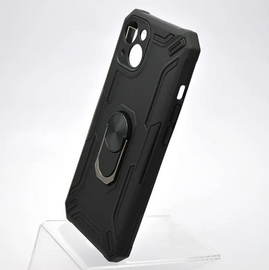 Чохол протиударний Armor Case Full Camera із кільцем для iPhone 13 Чорний