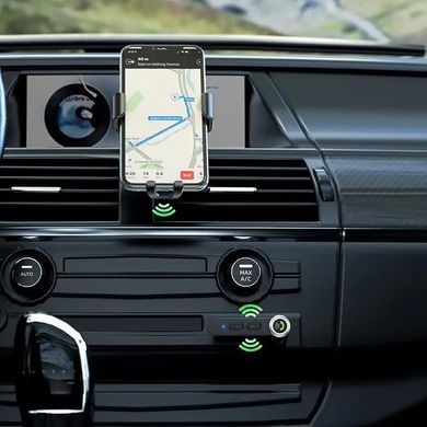 Автомобильный AUX адаптер Bluetooth Hoco E58 Black (Черный)
