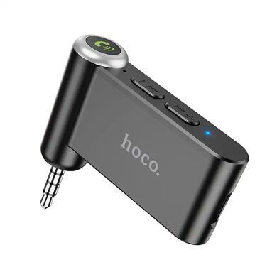 Автомобильный AUX адаптер Bluetooth Hoco E58 Black (Черный)