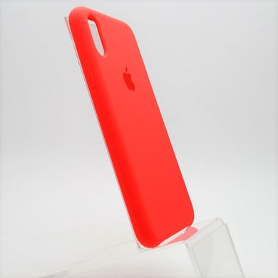 Чехол накладка Silicon Case for iPhone X/iPhone XS 5,8" Pink Orange (30) Copy