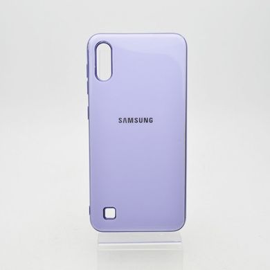 Чехол глянцевый с логотипом Glossy Silicon Case для Samsung A105 Galaxy A10 Violet