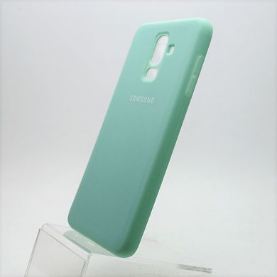 Матовый чехол New Silicon Cover для Samsung J810 Galaxy J8 (2018) Turquoise Copy
