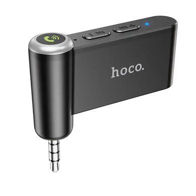 Автомобильный AUX адаптер Bluetooth Hoco E58 Black (Черный)