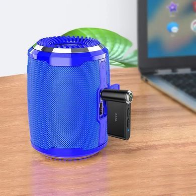 Автомобильный AUX адаптер Bluetooth Hoco E58 Black (Черный)