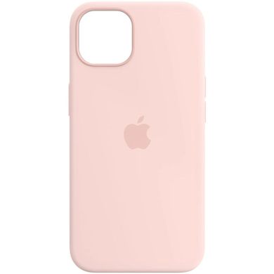 Чохол накладка для iPhone 14 Plus (6.7) Silicone Case with MagSafe Chalk Pink