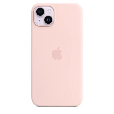 Чехол накладка для iPhone 14 Plus (6.7) Silicone Case with MagSafe Chalk Pink