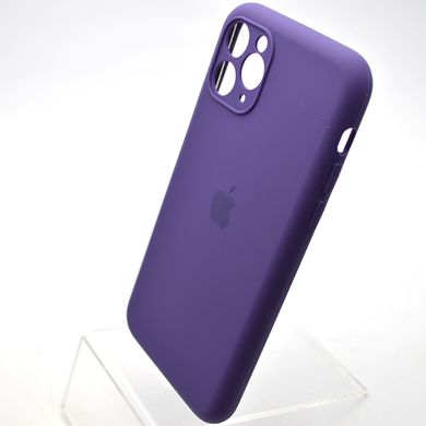 Силиконовый чехол накладка Silicon Case Full Camera для iPhone 11 Pro Amethyst